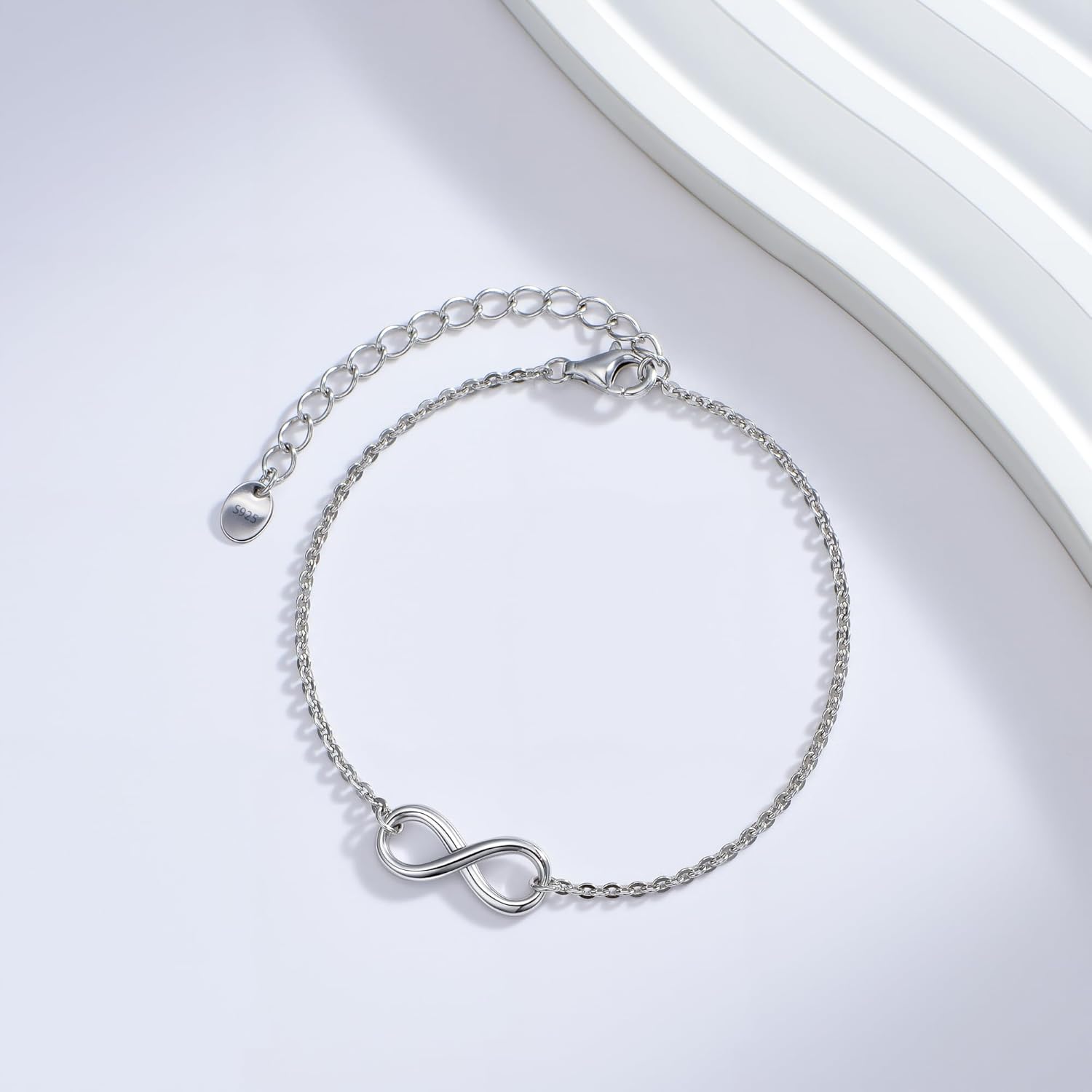 CHIC & ARTSY 925 Sterling Silver Bracelets for Women, Symbolic & Inspirational Charm Bracelets Collection with Cross, Stethoscope, Evil Eye, Infinity, Butterfly & More, Everyday Wear Jewelry - Image 4