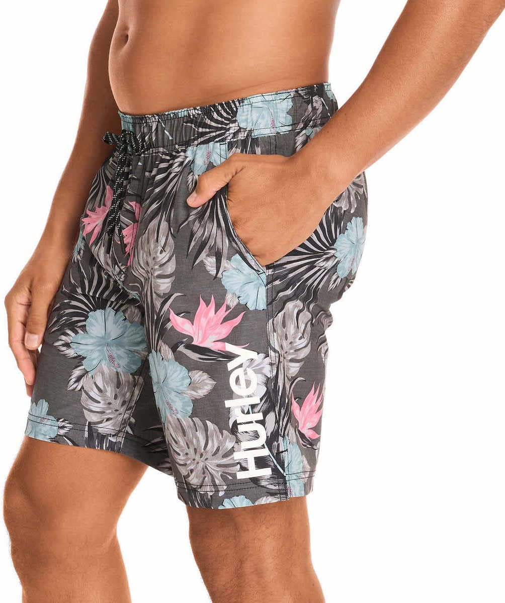 Hurley Swim Shorts (2023 Designs) (as1, Alpha, m, Regular, Regular, Dark Floral)