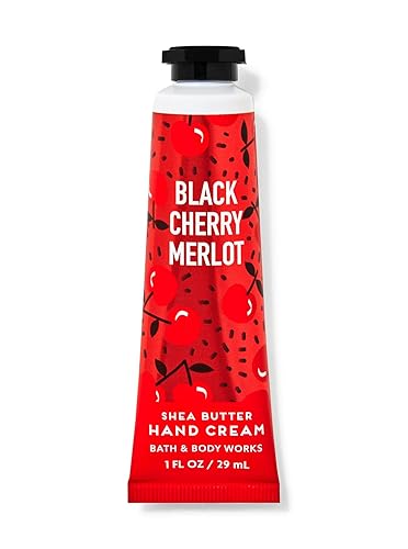 Bath & Body Works Crema de manos de manteca de karité Merlot de cereza negra