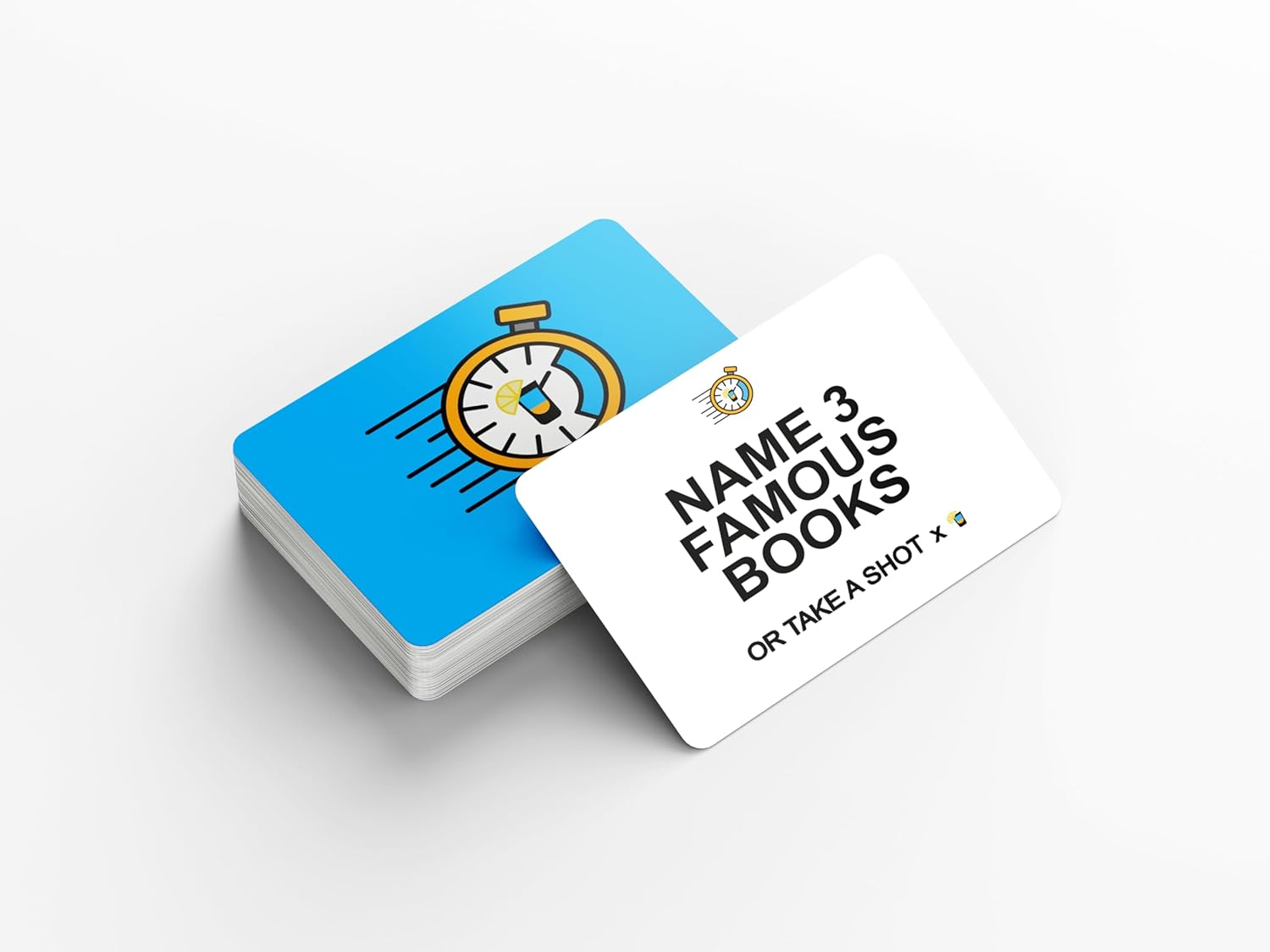 Race Against Time 2: A Rapid-Fire Drinking Card Game Where You Answer or Take a Shot – Perfect for House Gatherings, Pre-Game Fun & College Events, Fueled by Speed & Surprises