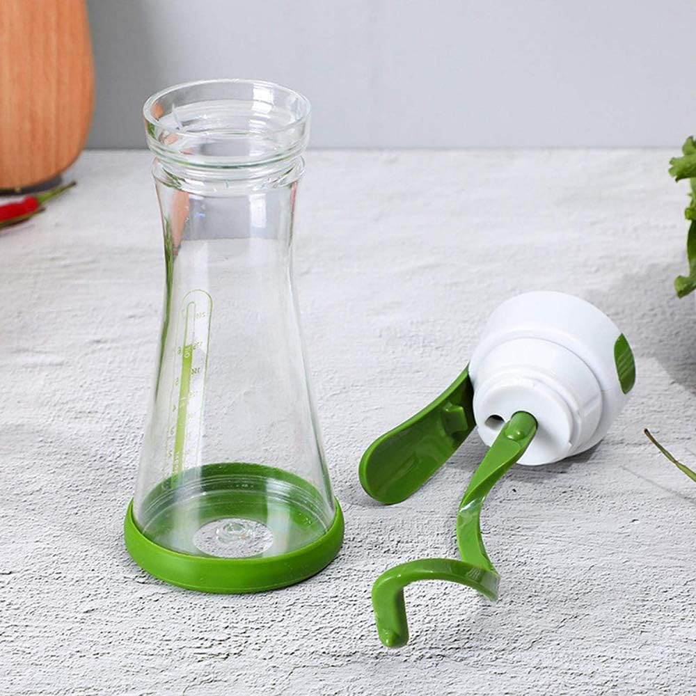 Salad Dressing Mixer, Manual Salad Dressing Bottles Mixing Container With The Pump Handle, Salad Dressing Shaker, Stirring Bottle Salad Mixing Cup For Sauce Oil And Vinaigrettes