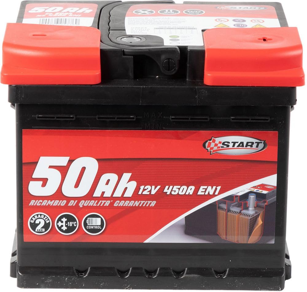 Start Akumulator samochodowy 50AH 12V 450A biegun dodatni prawy Casetta L1