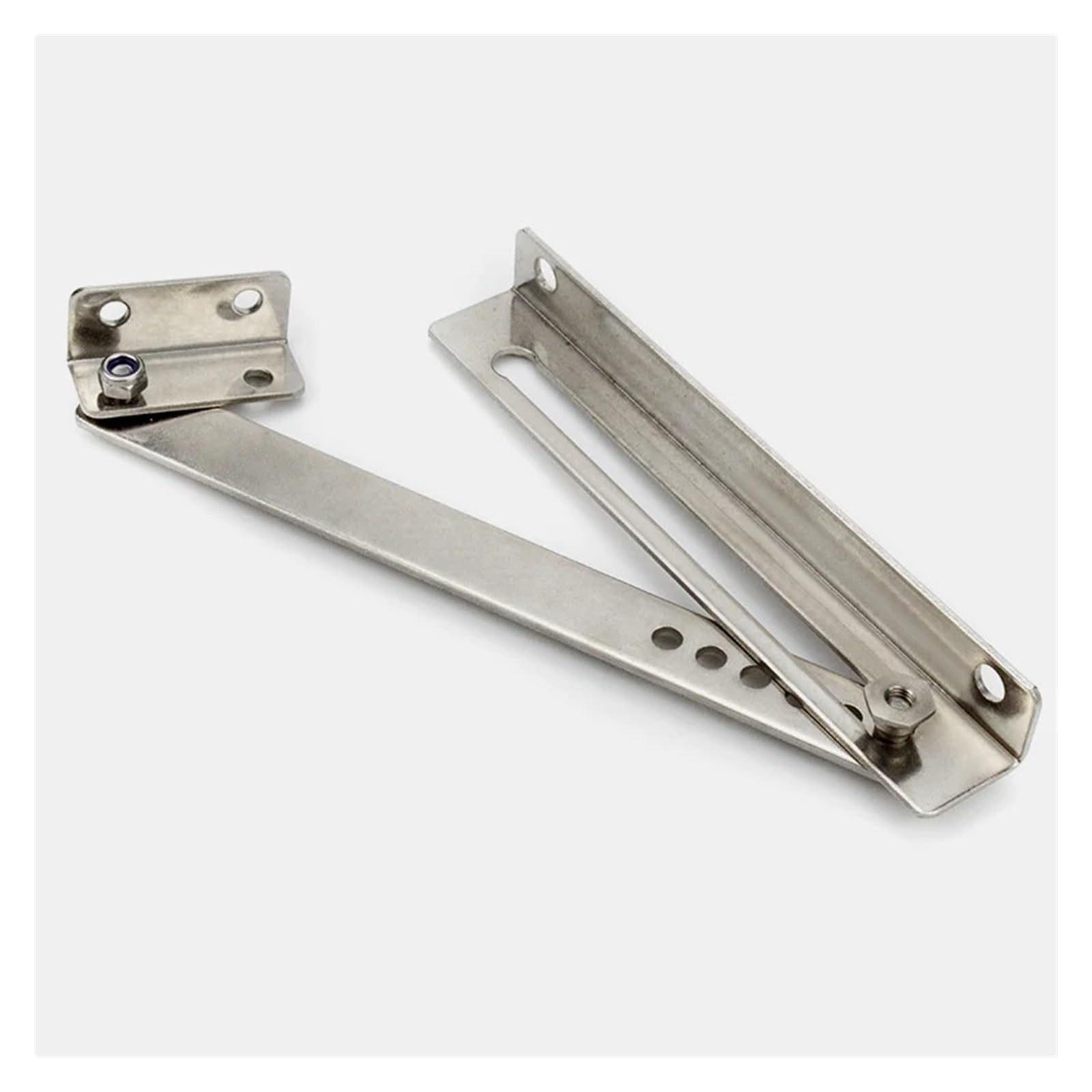 Ymuguegh One Color Limit Device Support Rod Mechanical Cabinet Door Limiter Power Distribution Cabinet Stainless Steel Folding Hinge(Iron Galvanization)