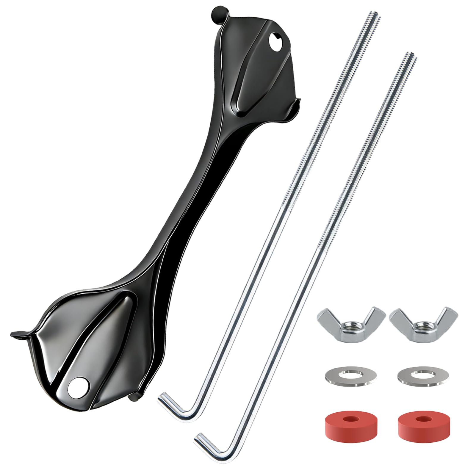 Battery Bracket Hold Down Kit Compatible with Toyota Tundra 2007-2021 for Tacoma 2005-2020 for Sequoia 2008-2021 - 1