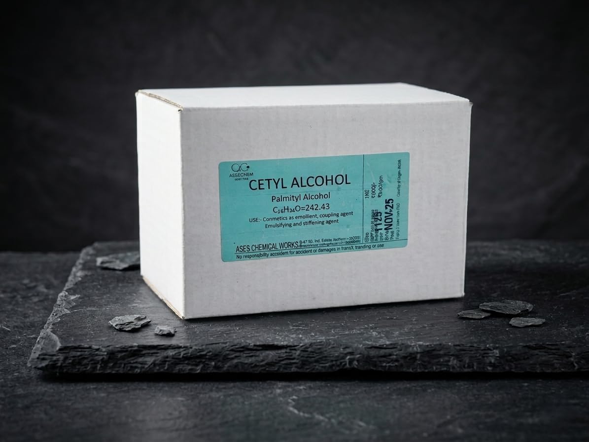 Ases Cetyl Alcohol 500GM GINOL Granules for Cosmetics & Soap Making - Fatty Alcohol Thickener, Emulsifier & Moisturizer for DIY Skin Care, Lotions, Creams & Hair Care (1-Hexadecanol) - India Sourced-image-17