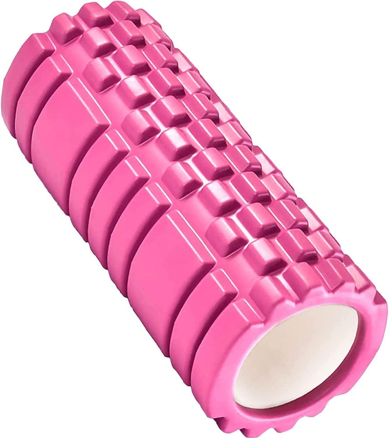 MASTON Foam Roller for Deep Tissue Muscle Massage Trigger Point Muscles Therapy (Rose_Pink)