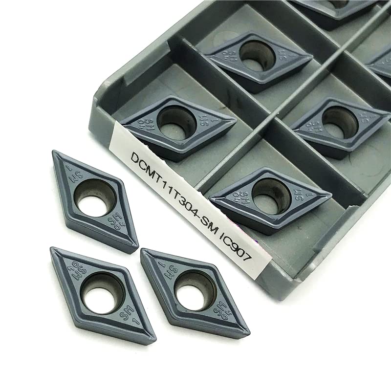Insertos de torneado internos DCMT11T304 DCMT11T308 10 piezas miniatura 5