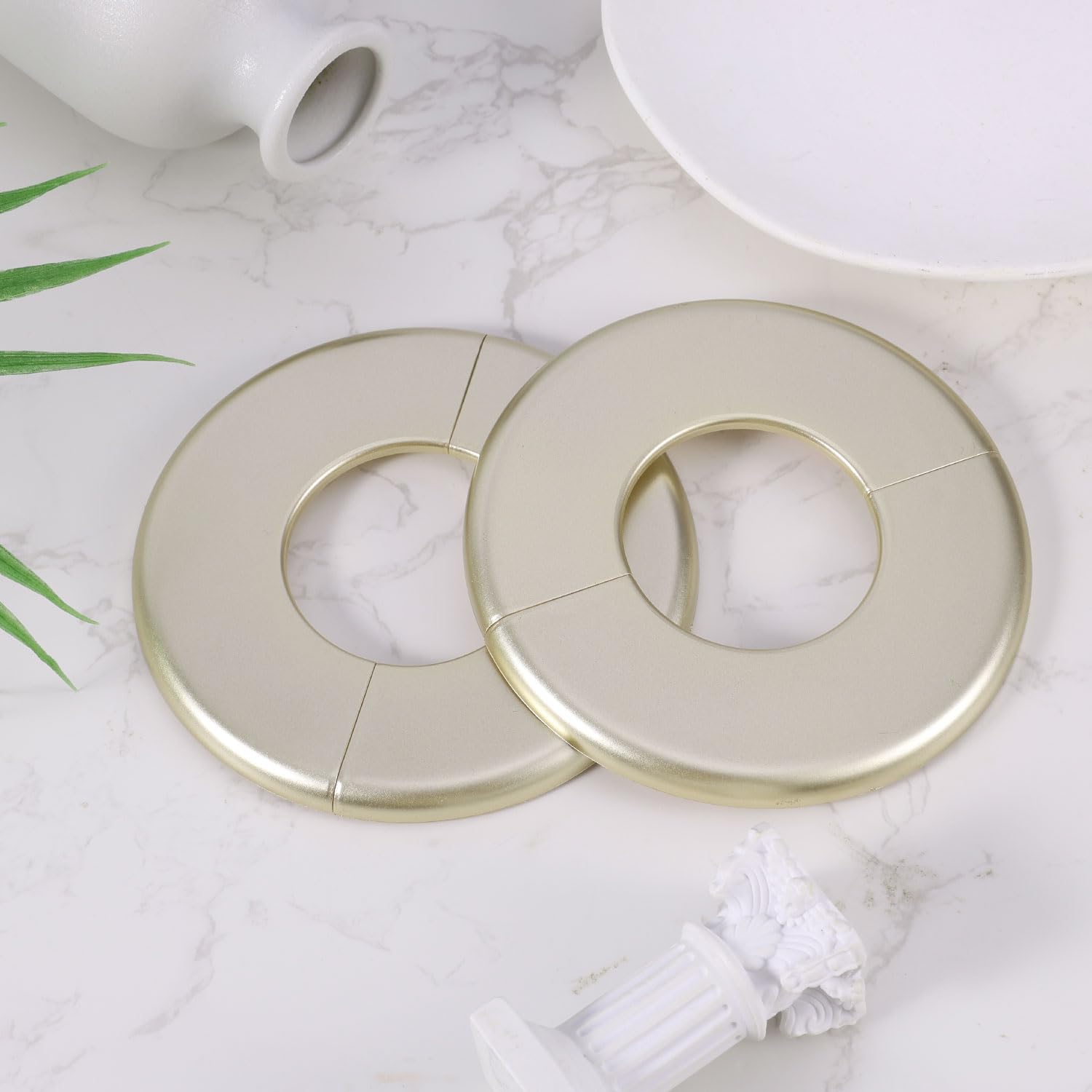 PATIKIL Plaque D'Écussons Auto-Adhésive Ronde En ABS 0.93