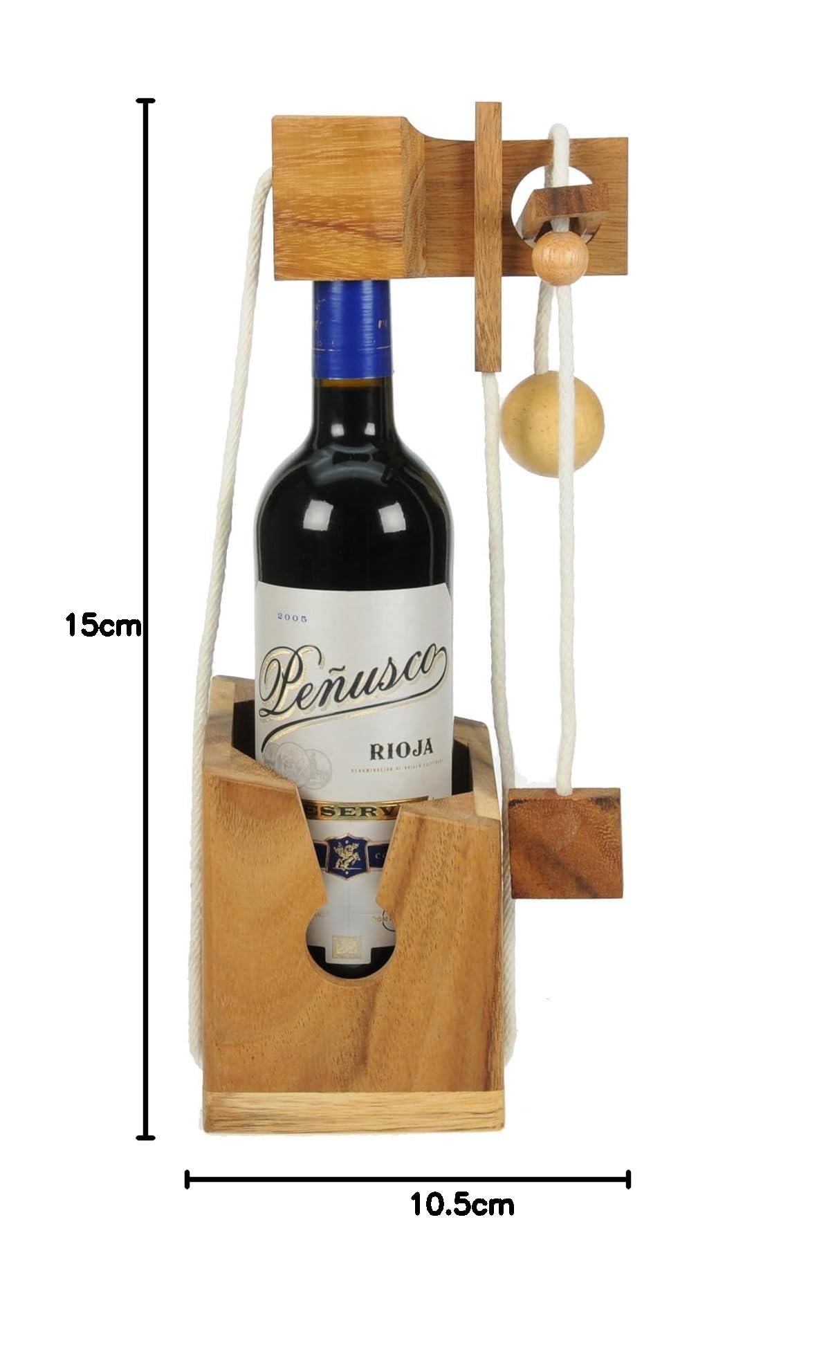 Puzzle bottiglia di vino - Packaging bottiglia Rompicapo regalo per adulti - Regalo di Natale per uomini o donne