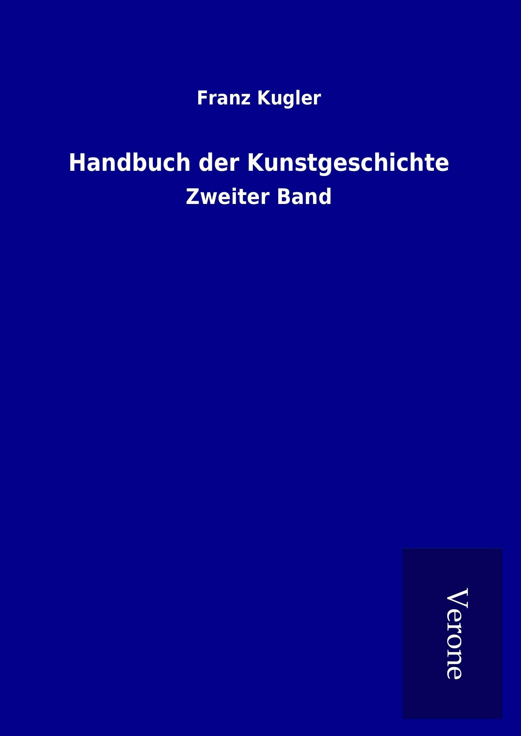 Handbuch der Kunstgeschichte Band 2 livre sur l'histoire de l'art