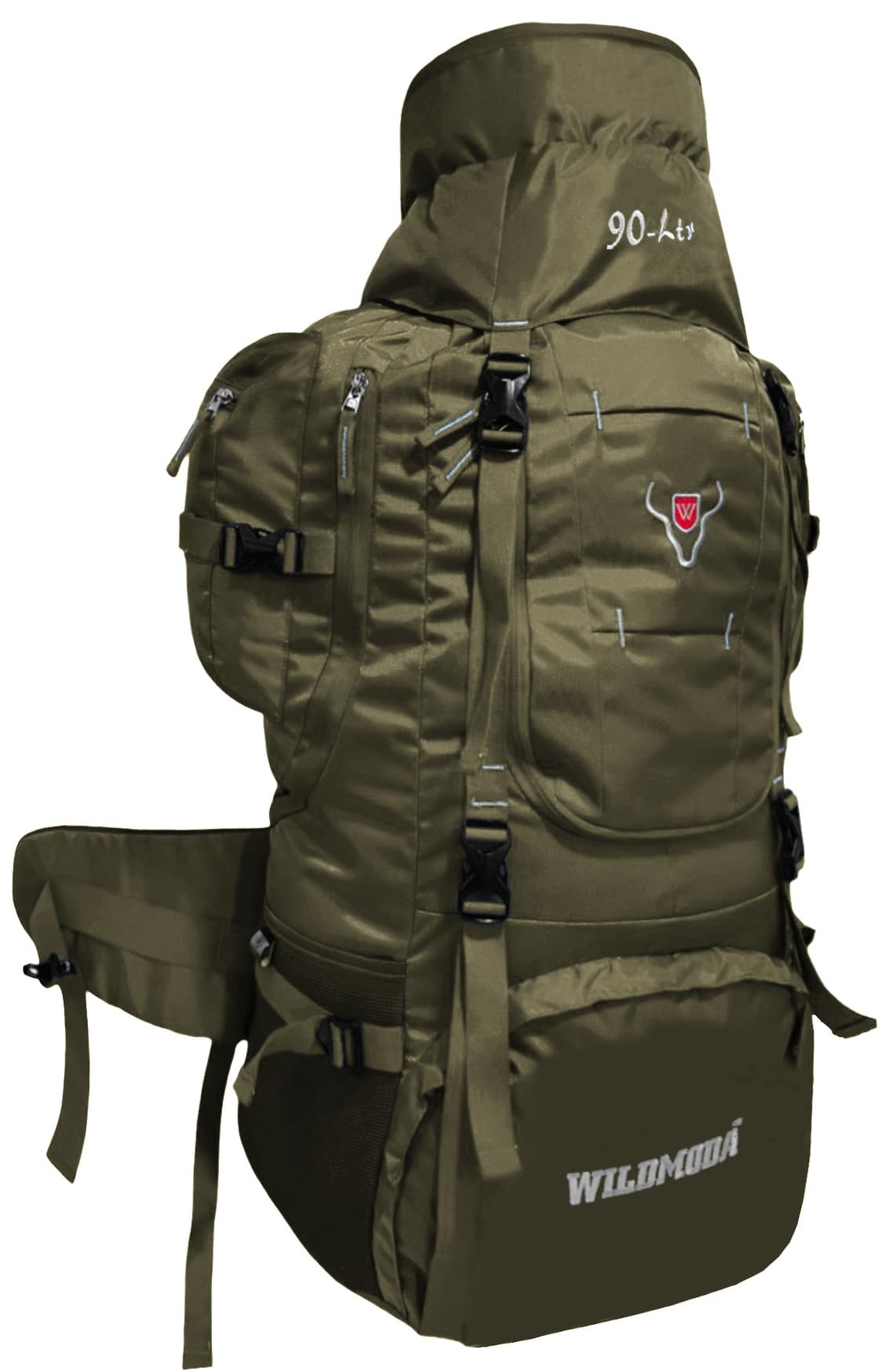 90L Camping Rucksack with Shoe Compartment & Laptop Pocket