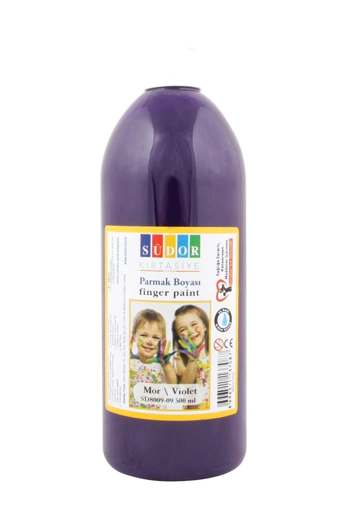 SÜDOR DEDOS PINTURA 500ML MORADO NO:SD8009-09