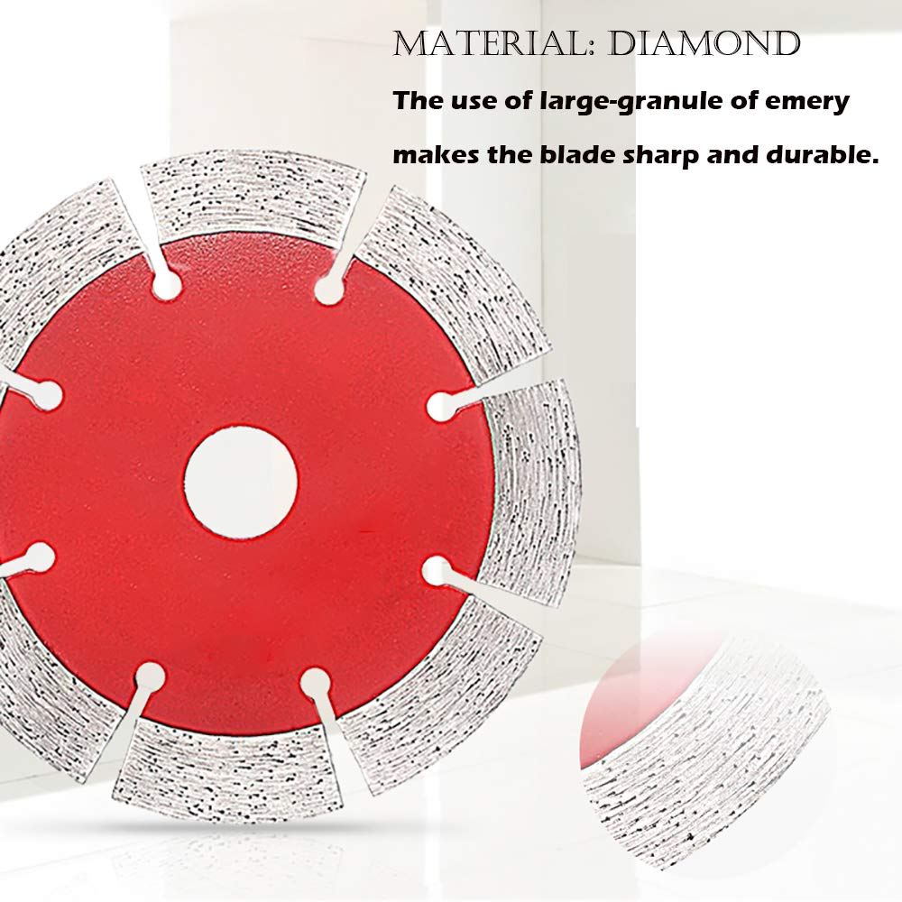 Huanyu 10 pz Lame Accessori Alone Elettrico Parete Chaser Avanzato 133mm Muro Groove Macchina di Taglio Notcher Groover per Mattoni Granito Mattonelle di Marmo
