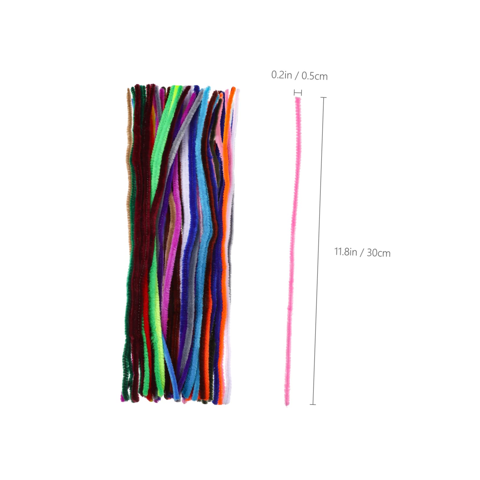 Housoutil Pipe Cleaners Chenille Stems Creative Craft Kit for Boys and Girls DIY Art Projects Bendable Cleaners Stickers