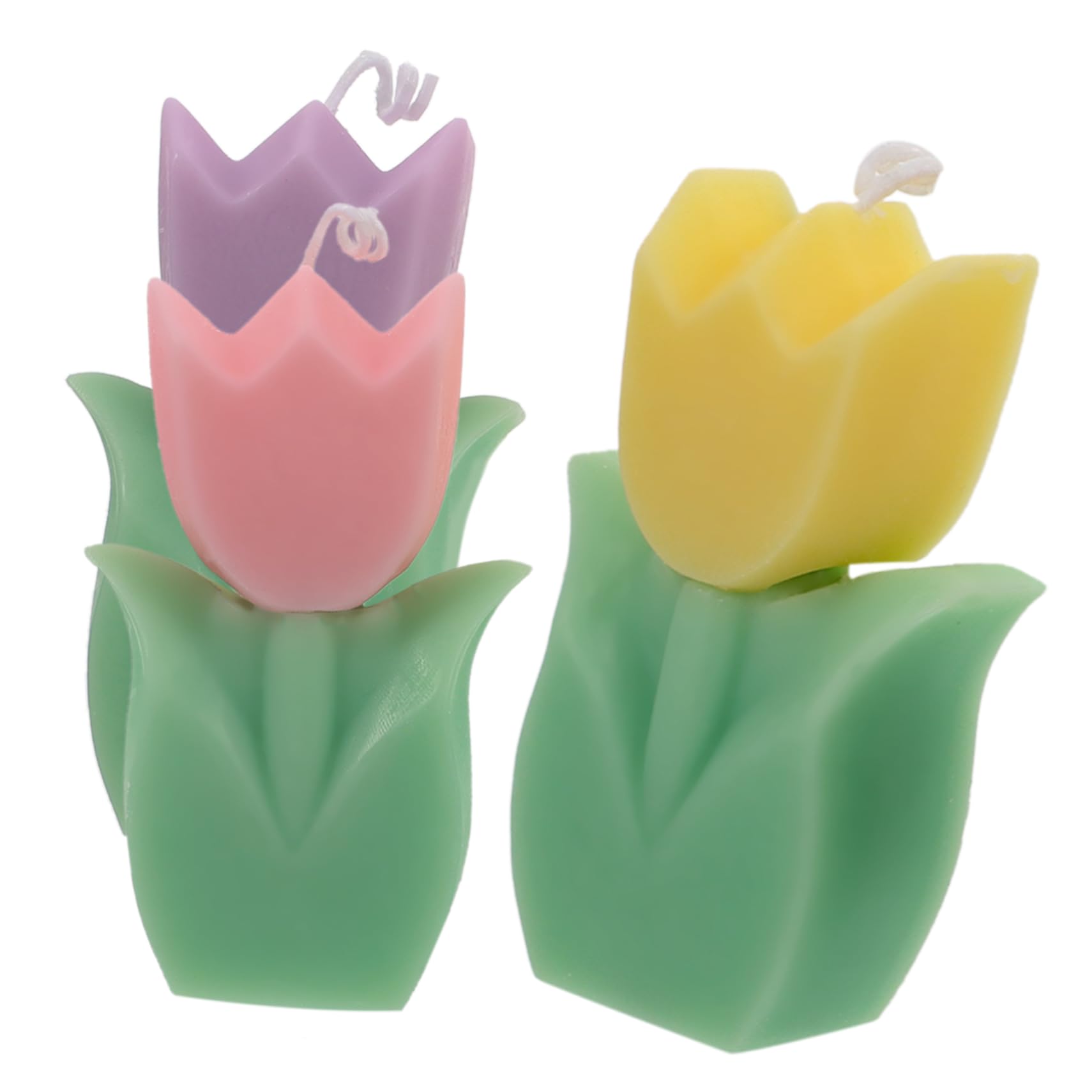 3 Sätze Tulpenkerze Dekorativ Duftend Aromatherapie Kerzen Formen Lavendel Gefälscht Teelicht Duftkerze Einzigartige Kerze Szene-layout-kerze Mini-kerzen Paraffin 3 Stück * 3
