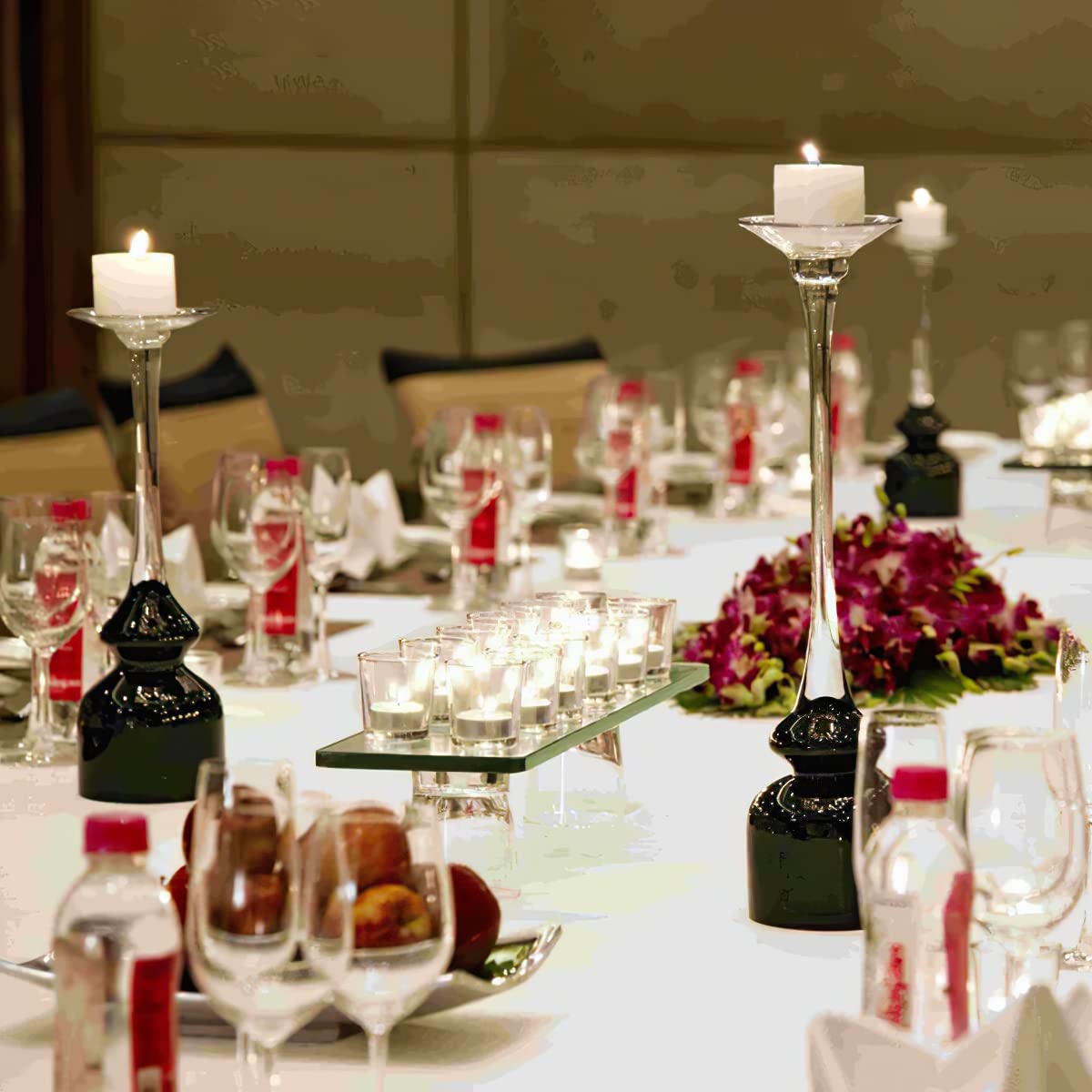 Velas votivas blancas sin perfume a granel, 36 paquetes de velas pequeñas de cera de 1.5 pulgadas para bodas, fiestas, vacaciones y hogar, 10 horas de combustión