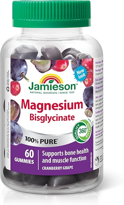 Jamieson Magnesium Gummies - Cranberry Grape Flavor