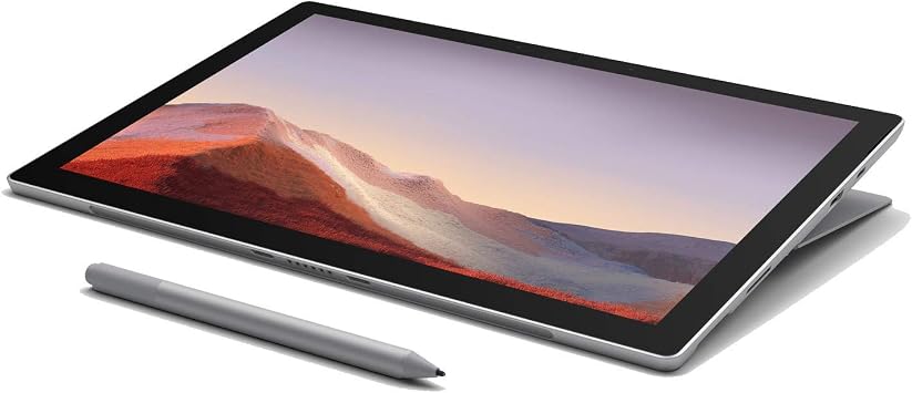 Microsoft 12.3 Surface Pro 7 2-in-1 Touchscreen Tablet, Intel Core i7-1065G7 1.3GHz, 16GB RAM, 256GB SSD, Windows 10 Pro, Free Upgrade to Windows 11, Platinum
