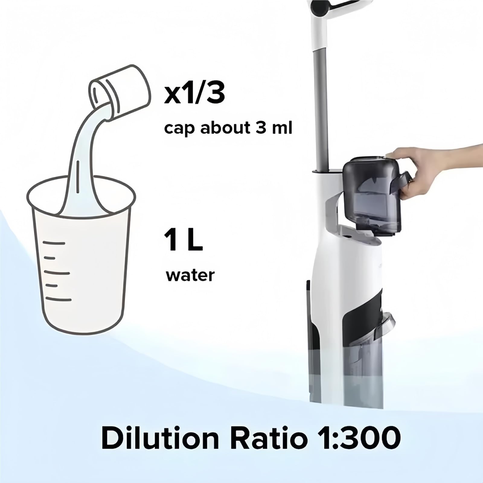2 Stück 480 ml Bodenreinigungsflüssigkeit, kompatibel mit Roborock