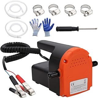 Leadrise 12V 100W Oil Change Pump Extractor Oil Diesel Fluid Pump Extractor Scavenge Suction Transfer Pump with outlet inl...