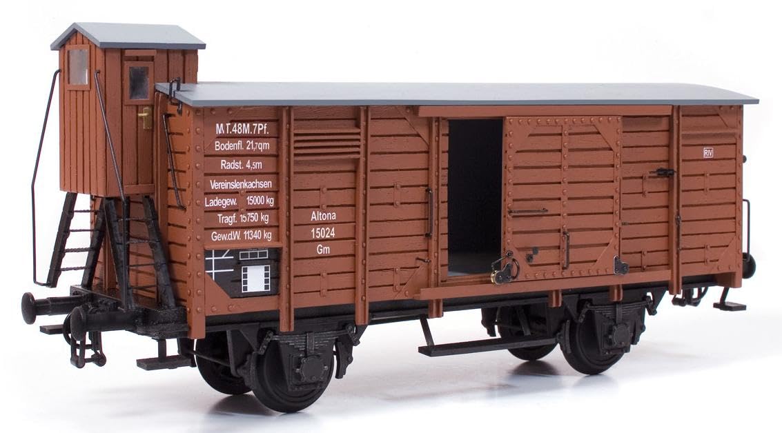 OCCRE Maquette de Train en Bois : Wagon fermé
