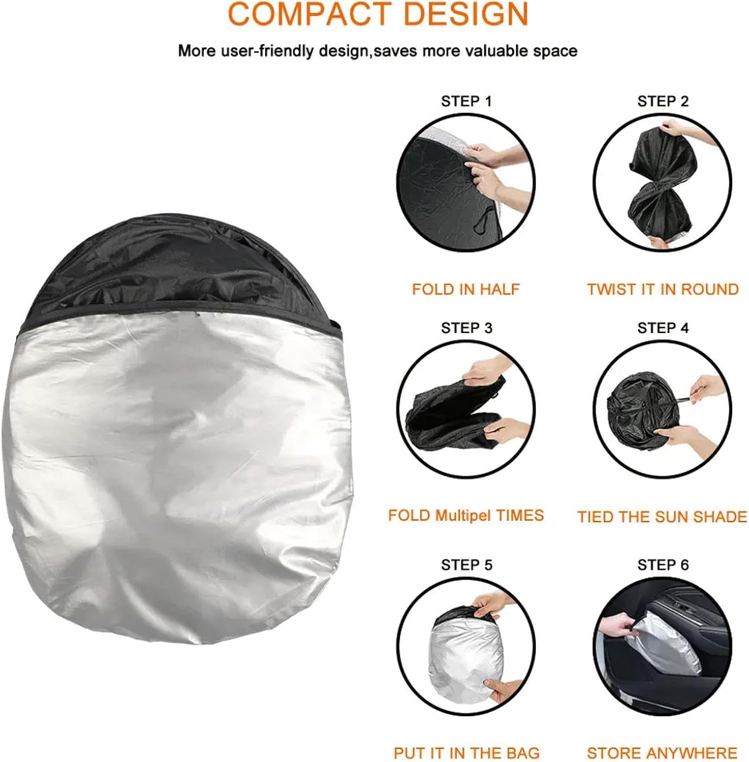 Fit for Lexus RX XU30 330 400H 2003-2008,Windshield Cover Sun Shade,Automotive Windshield Sunshades,Foldable Car Shade Front Windshield, Black