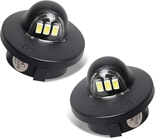 RUXIFEY 6500K LED License Plate Lights for Ford F150 F250 F350 Super Duty Ranger Explorer - Plug & Play, Waterproof IP68, Pack of 2