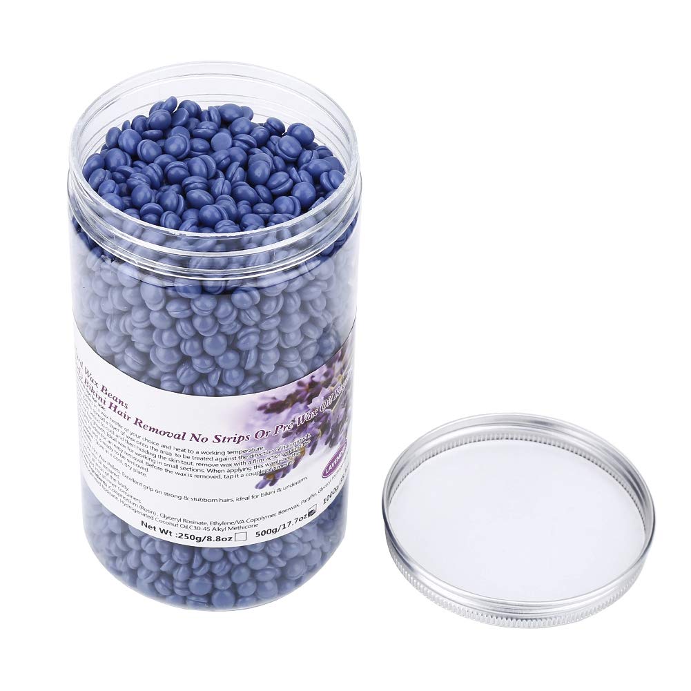 Wax Beads For Hair Removal, 500g Fast Dissolving Hair Removal Wax Beans Wax Beans For Hair Removal Multi Leg Hair Remover For Armpit, Leg, and Other Body Parts (Style 1)