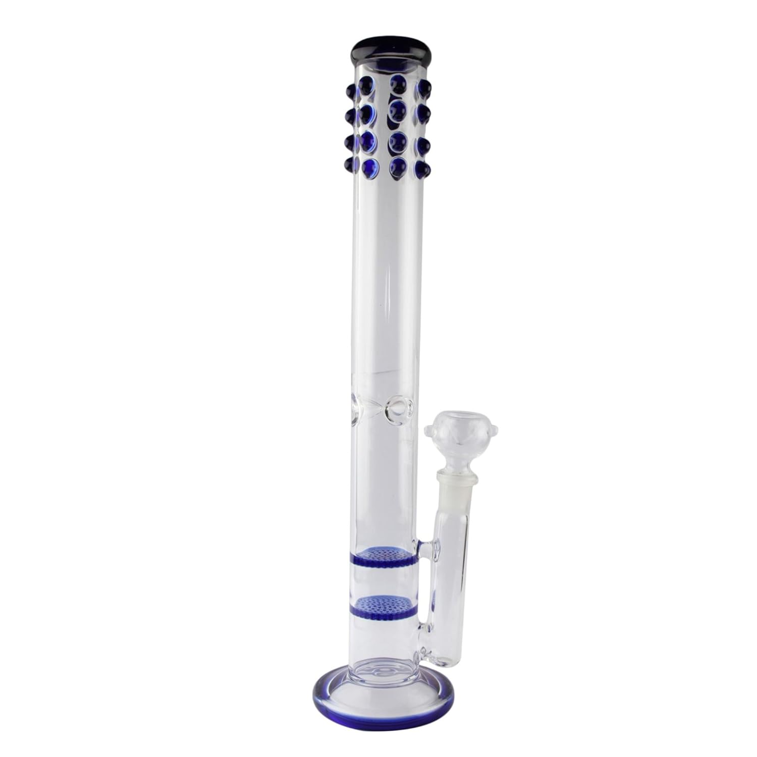 Buy India Bongs Blue Spiked Double Ice Notch Percolator Online at Low Prices in India