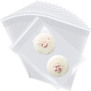 400 Pcs Cellophane Bags, 3x5" 2.8 Mils Cookie Bags for Packaging, Small Cellophane Bags Self Adhesive, Cello Bags Small Clear Plastic Bags for Candy, Dessert, Bakery,Jewelry, Crafts