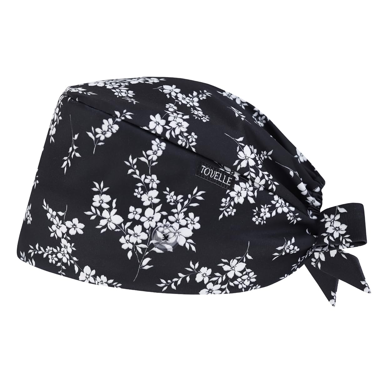 Scrub Caps for Women with Buttons, Classic Surgical Caps