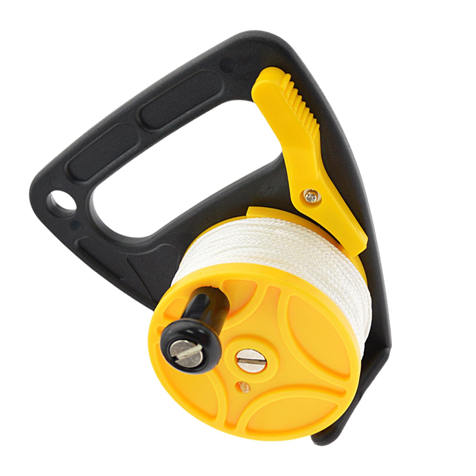 Laikoutd 150FT Diving Line Reel Scubas Ratchets Dives Reel with Handle Stop Switches Diving Reel Finger Spool Diving Supply
