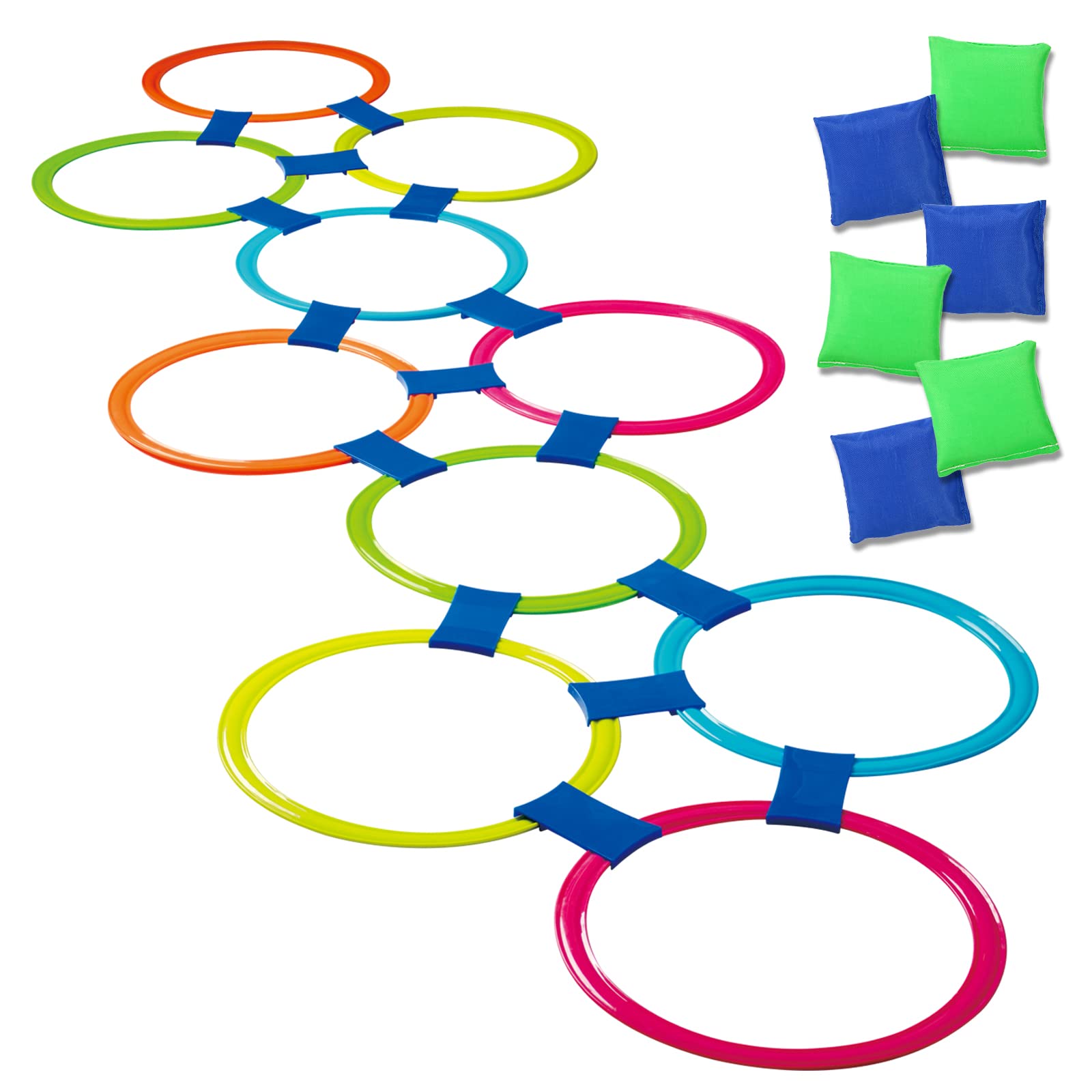 Buy GOODLYSPORTS 2in1 Hopscotch & Bean Bag Toss Combine Hop Scotch