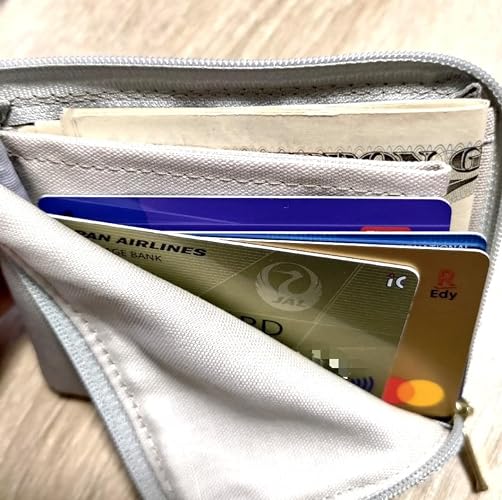 日本製 のコンパクトなL字財布。