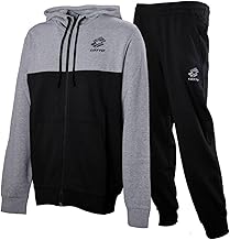 Lotto Men's Tracksuit in Summer Sweatshirt – Complete Tracksuit – Sporty – Summer – Soft for Your Maximum Comfort