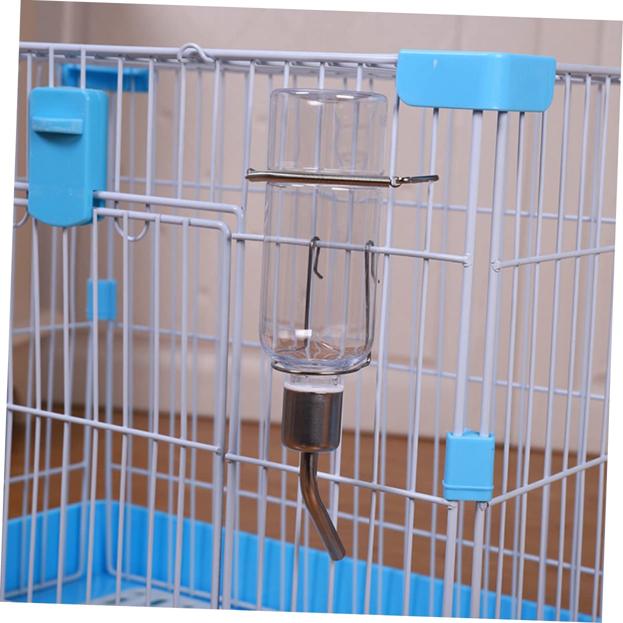 6pièces Bouteille Eau pour Petits Animaux Distributeur Eau pour Hamster Et Rongeurs Anti-Fuite Et Transparent Lot