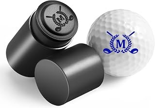 Golf Ball Stamp, Reusable Golf Ball Stamp Marker Identify Golfing Stamper - Ideal Gift for Golfers, Dads, Retiremen