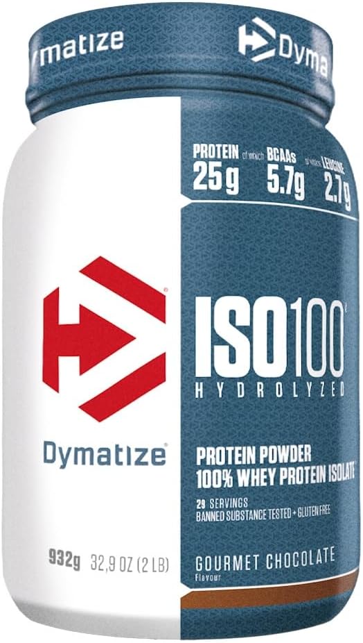 ISO 100 Hydrolyzed Gourmet Chocolate 932g - Whey Protein Hydrolysat + Isolat Powder