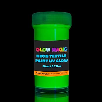 Amazon.co.jp: Glow Magic Fabric UV ペイントセット - 8個