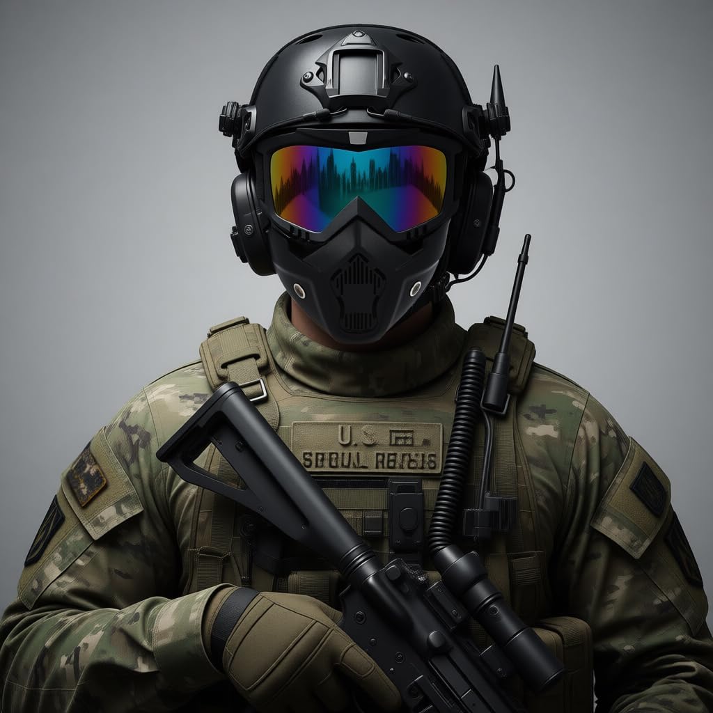 Paintball Mask Anti Fog,Tactical Full Face Mask Ski Mask Goggles Detachable Adjustable,Motorcycle Riding Face Protection