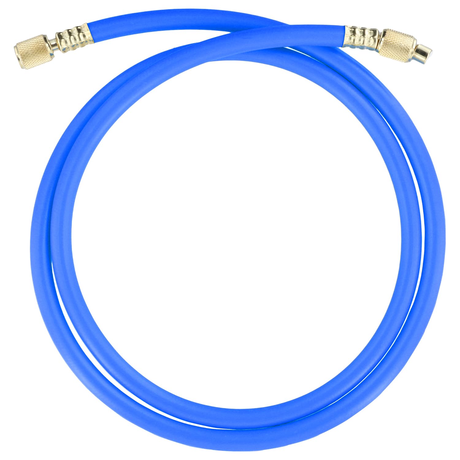 QWORK® 1,5 m wąż do ładowania czynnika chłodniczego, R134a, klimatyzacja, węże napełniające czynnikiem chłodniczym, 1/4", 600-3000 psi, wysokie ciśnienie