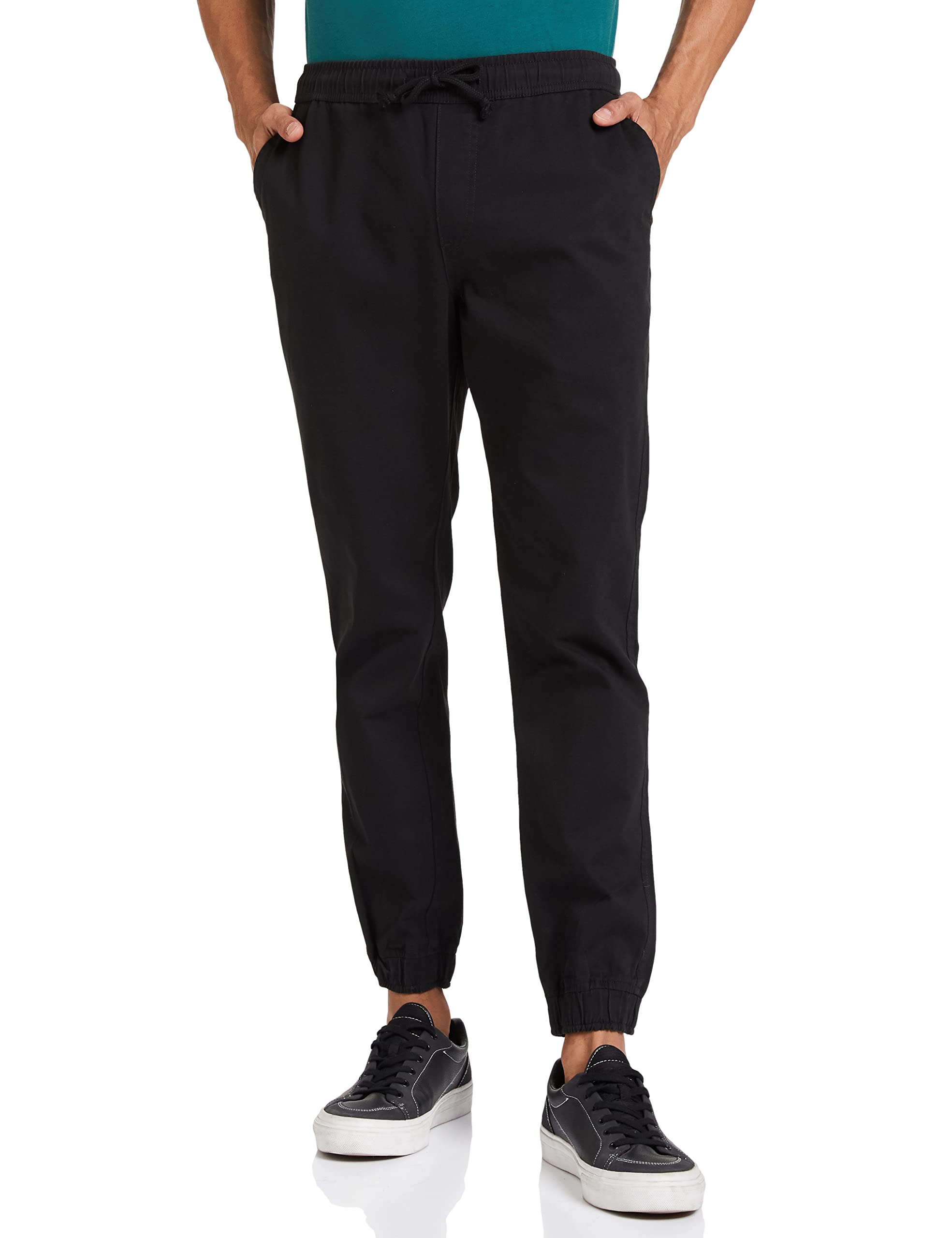 amazon brand - symbol Men's Slim Fit Mid Rise Pants-picture-18