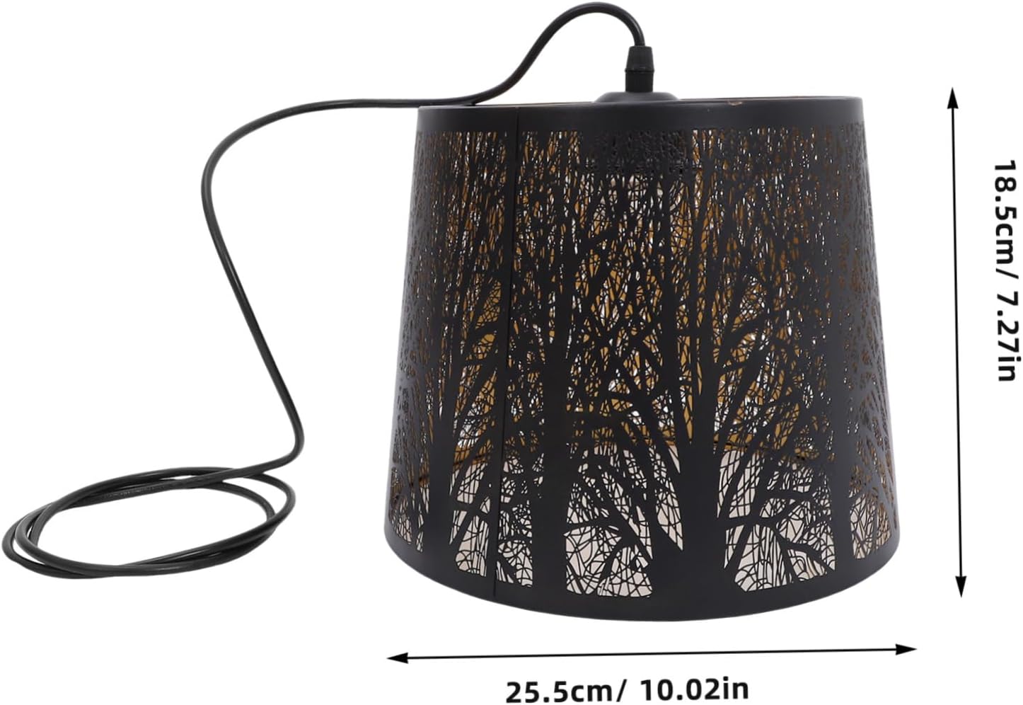 LIFKOME 1Set Modern Ceiling Lampshade Rustic Iron Pendant Light Cover for Hanging and Wall Fixtures Easy to Install Minimalist Design for Contemporary Home Decor and