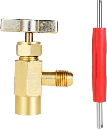 Amazon R134a タップバルブ 缶切りバルブ サービス缶バルブ 車エアコン用 ガスチャージ Hfc 134a 冷媒用品 栓抜き M14 1 4 エアコンガス 車 バイク Amazon R134a タップバルブ 缶切りバルブ サービス缶バルブ 車エアコン用 ガスチャージ Hfc 134a 冷媒用品 栓抜き M14 1 4 エアコンガス 車 バイク