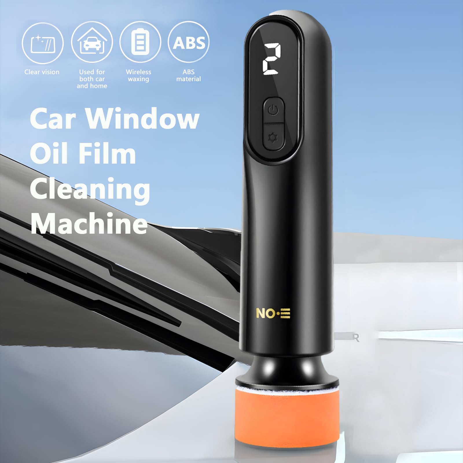 Máquina de Limpieza de Película de Aceite para Ventanas, Pulidora Inalámbrica, Limpiador de Revestimiento de Aceite, Removedor de Agua de Vidrio para Automóviles, Barcos y Muebles