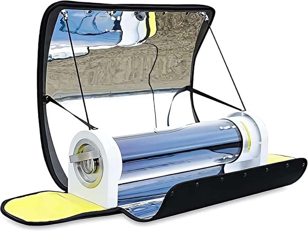 Solar Powered Camping Grills, Foldable Solar Grill Stove Made of Stainless Steel, Cooking in The Sun, The Temperature Can Reach 120-330 °C, for Camping Cooking Outdoors