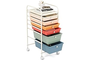 GOFLAME 6-Drawer Rolling Storage Cart: A Dynamic Home & Office Organizer