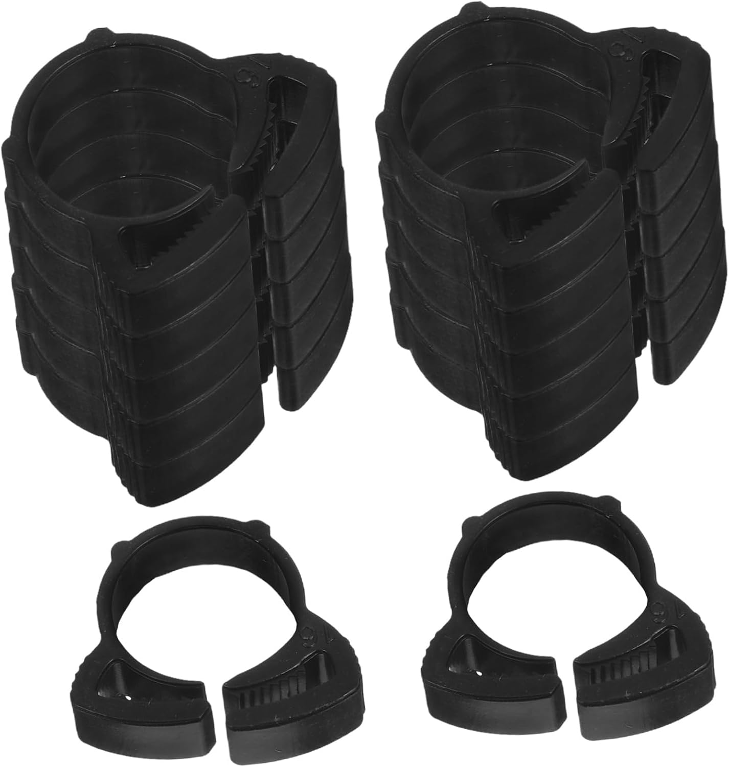 Abaodam 20pcs Adjustable Hose Clamps for Drip Irrigation and Leak Prevention Water Fixing Tool for Scale Sprinkler Systems Easy Installation and Robust Performance