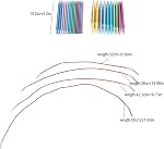 Nikou Interchangeable Circular Knitting Needle Set, 13 Pairs Aluminum Needle Tips 3.0mm-10.0mm with 4 Flexible Cords and Carry Case, Complete Kit for Knitters and Crochet Projects