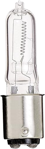 Satco S3489 - Bombilla de base de bayoneta T4.5 DC, 120 V, 150 W, 1tarjeta, transparente